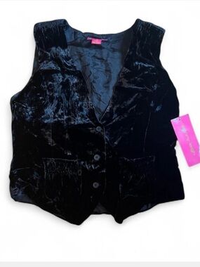NWT velvet vest